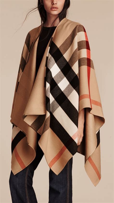 burberry poncho and capes.